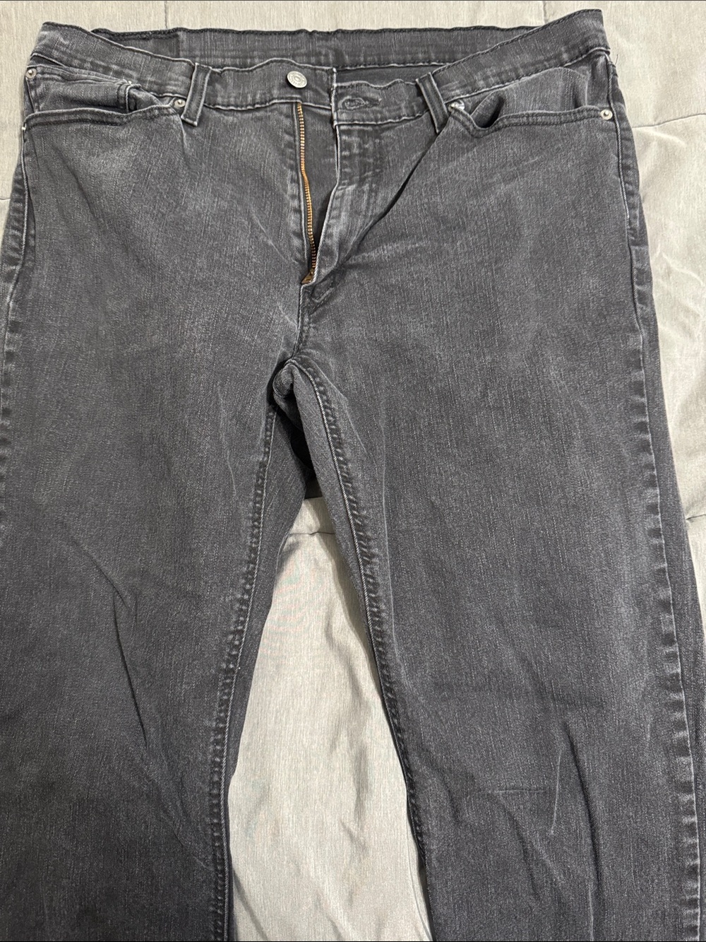 Levi's Men's Black Washed Jeans